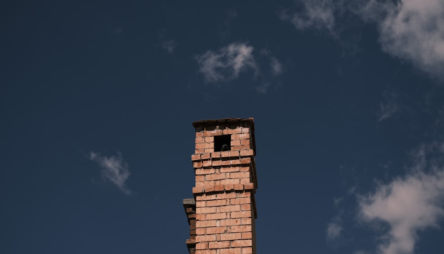 Photo chimney flashing repair