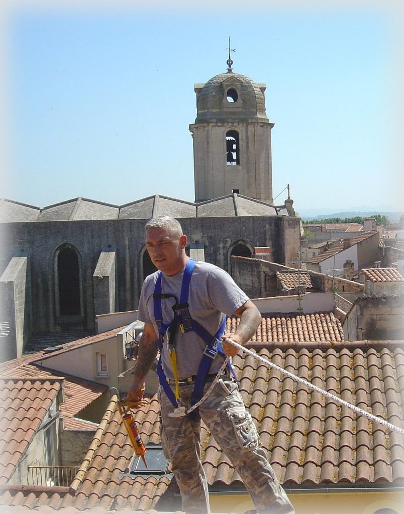 roof repair, tiles, arles, france, man, work, craftsman, roof repair, roof repair, roof repair, roof repair, roof repair